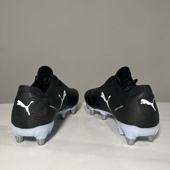 Puma Avant Pro Men’s Rugby Boots/Cleats Black Leather New 106714-02 Men’s Sz 8.5 - Picture 5 of 8